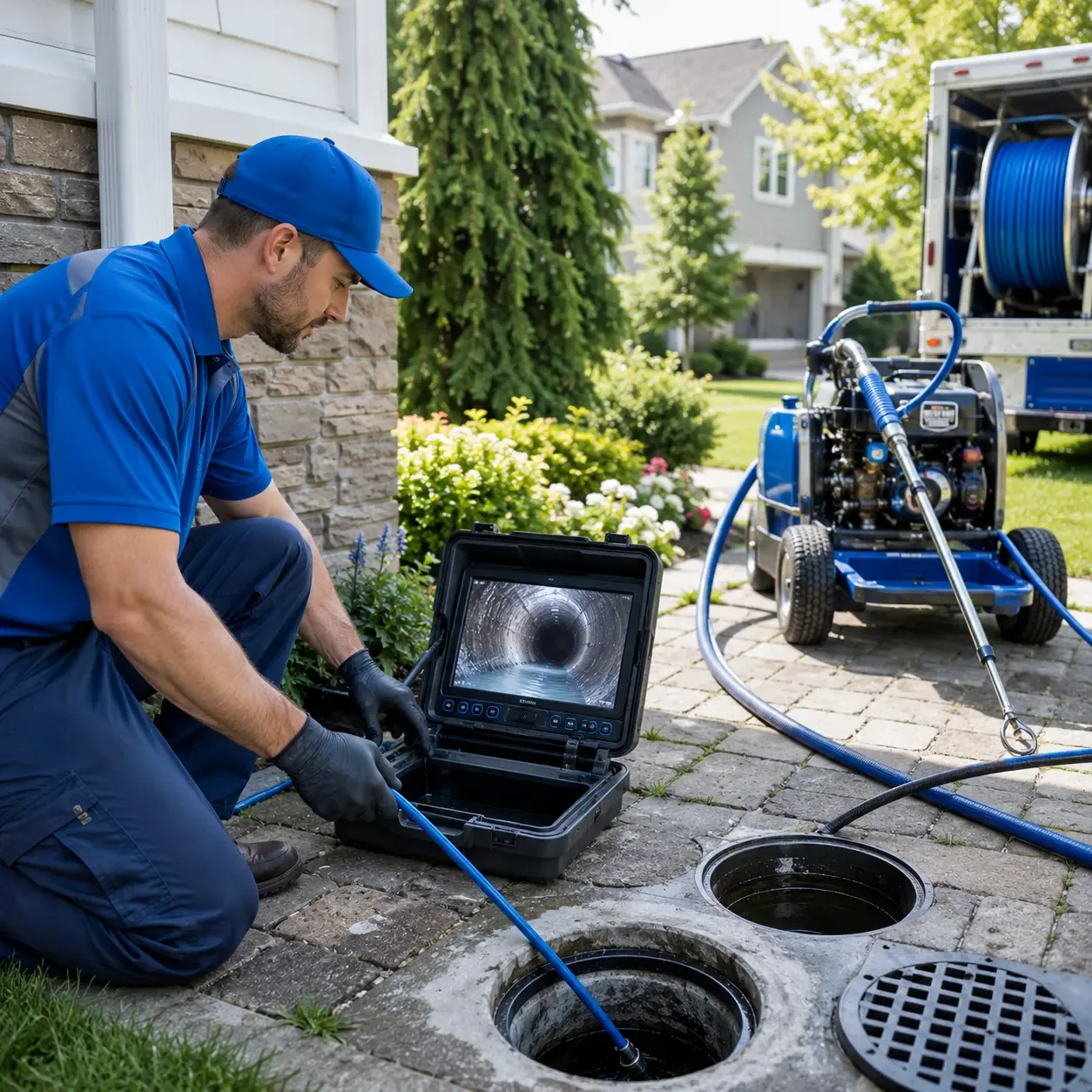 Outdoor drain cleaning professionals serving Midway, TN
